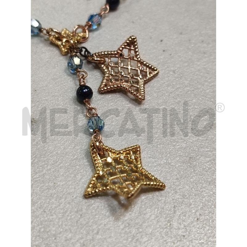 BRACCIALE BOCCADAMO FUSION STELLE DOR/ROSE PALLINE BLU CEL | Mercatino dell'Usato Roma talenti 2