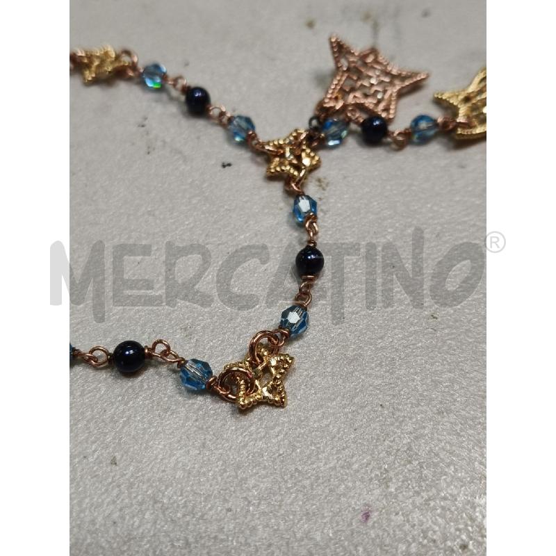 BRACCIALE BOCCADAMO FUSION STELLE DOR/ROSE PALLINE BLU CEL | Mercatino dell'Usato Roma talenti 4