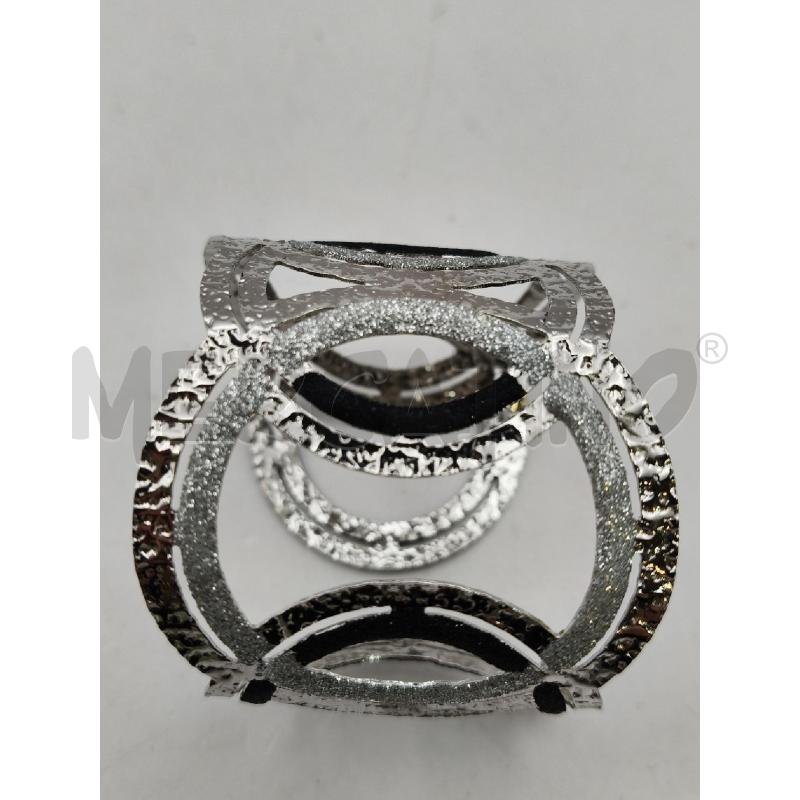 BRACCIALE CASCIO BIJOUX TONDI CONCENTRICI ARG/NE | Mercatino dell'Usato Roma talenti 3