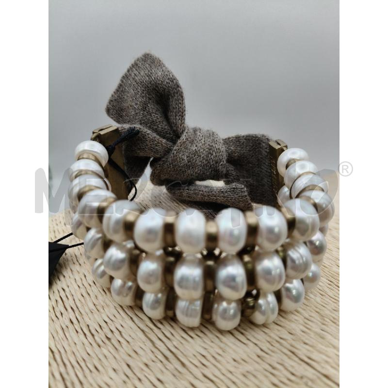 BRACCIALE CENTOPERCENTOCASHMERE 3 FILE PERLE  | Mercatino dell'Usato Roma talenti 2
