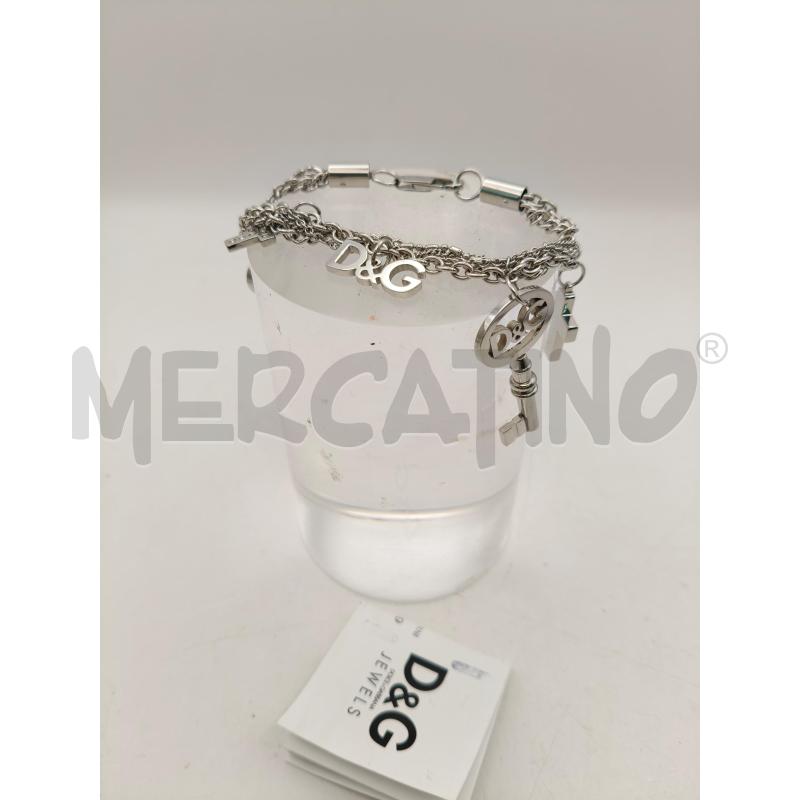 BRACCIALE D&G MULTIF CATENA CHARM CHIAVE CROCE | Mercatino dell'Usato Roma talenti 1