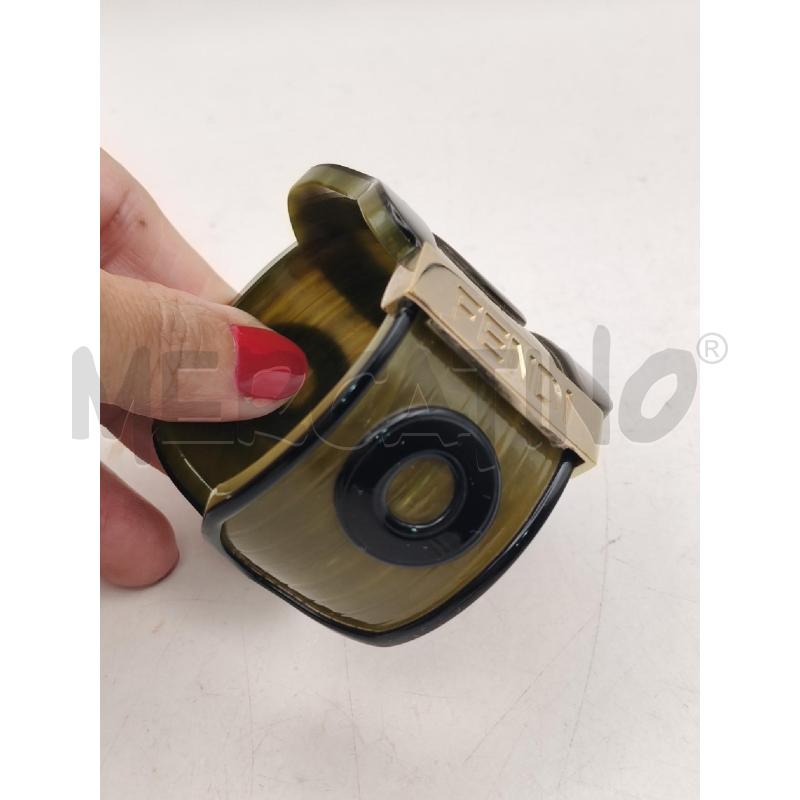 BRACCIALE FENDI RIGIDO FIBBIA VERDE NERO  | Mercatino dell'Usato Roma talenti 3
