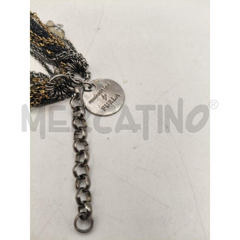 BRACCIALE FURLA MULTIFILI CATENE INTRE  | Mercatino dell'Usato Roma talenti 2