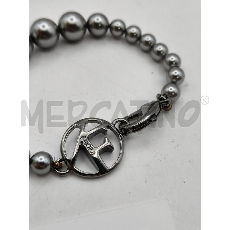 BRACCIALE FURLA PERLE CRESC LOGO MET  | Mercatino dell'Usato Roma talenti 2