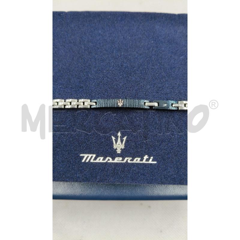 BRACCIALE MASERATI ACCIAIO SEGM CENTRALE NERO | Mercatino dell'Usato Roma talenti 3