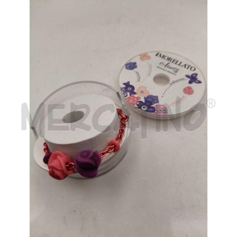 BRACCIALE MORELLATO ROSA METAL FIORI GOMMA | Mercatino dell'Usato Roma talenti 1
