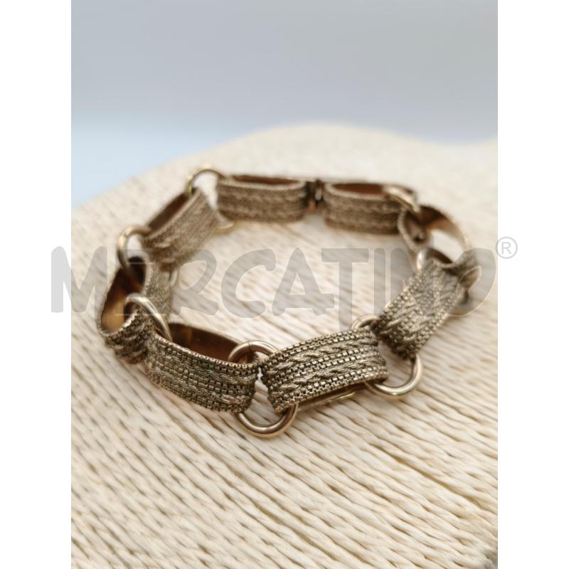 BRACCIALE OVALI BRUN DECO TRECCIA | Mercatino dell'Usato Roma talenti 1