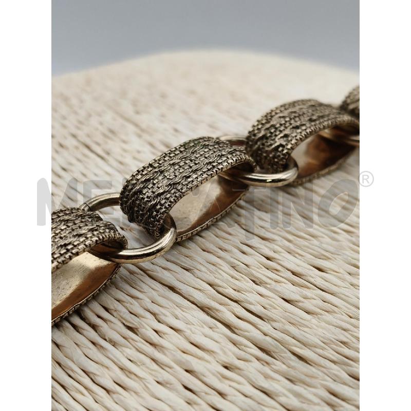 BRACCIALE OVALI BRUN DECO TRECCIA | Mercatino dell'Usato Roma talenti 2