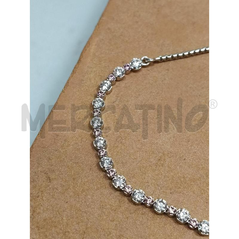 BRACCIALE PANDORA REGOL STRASS BIA MAGENTA | Mercatino dell'Usato Roma talenti 2