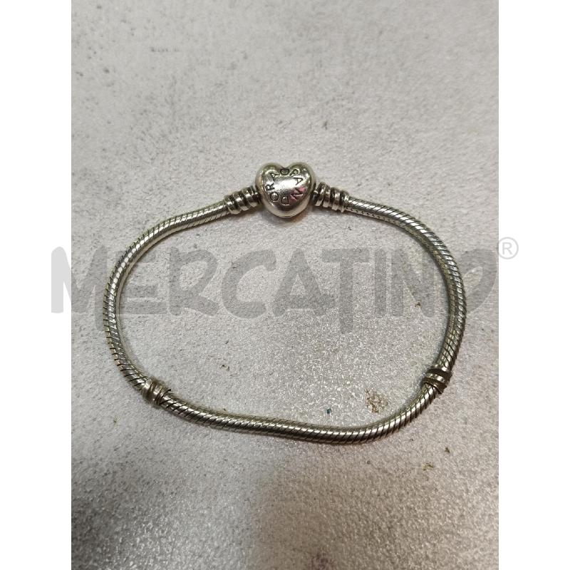 BRACCIALE PANDORA SNAKE CHIUSURA CUORE  | Mercatino dell'Usato Roma talenti 1