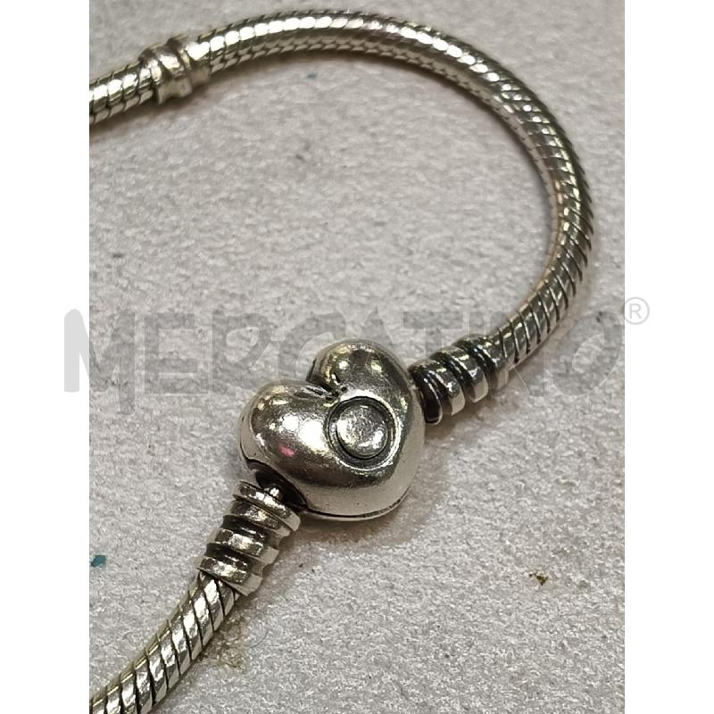 BRACCIALE PANDORA SNAKE CHIUSURA CUORE  | Mercatino dell'Usato Roma talenti 3