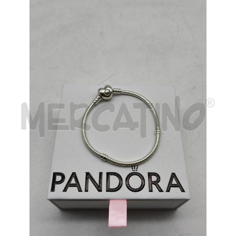 BRACCIALE PANDORA SNAKE CHIUSURA CUORE  | Mercatino dell'Usato Roma talenti 2