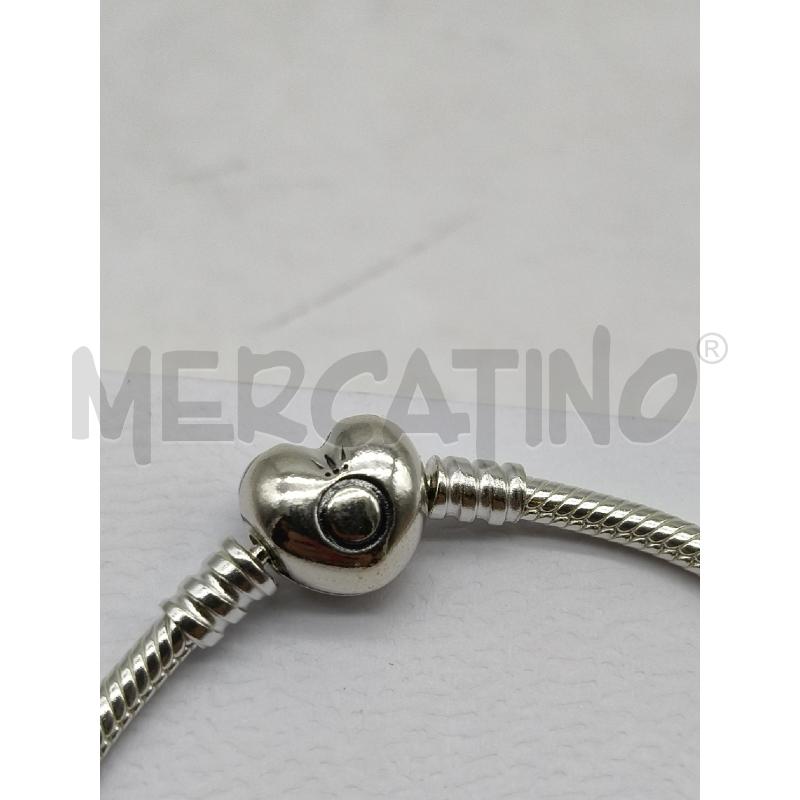 BRACCIALE PANDORA SNAKE CHIUSURA CUORE  | Mercatino dell'Usato Roma talenti 3