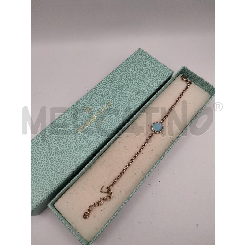 BRACCIALE PIERRE LANG CAT DOR PIETRA AZZURRA | Mercatino dell'Usato Roma talenti 1