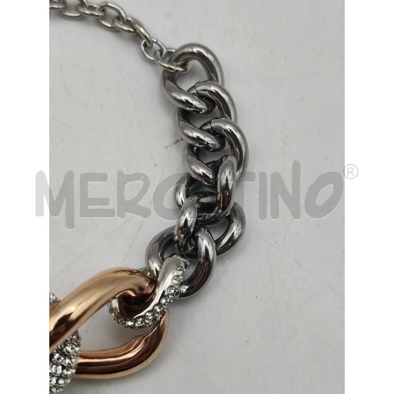 BRACCIALE SWAROVSKI CATENA CENTR DOR/STRASS | Mercatino dell'Usato Roma talenti 2