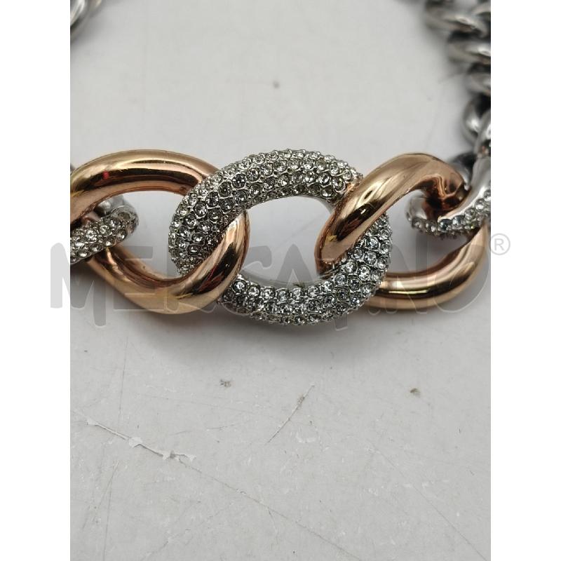 BRACCIALE SWAROVSKI CATENA CENTR DOR/STRASS | Mercatino dell'Usato Roma talenti 3