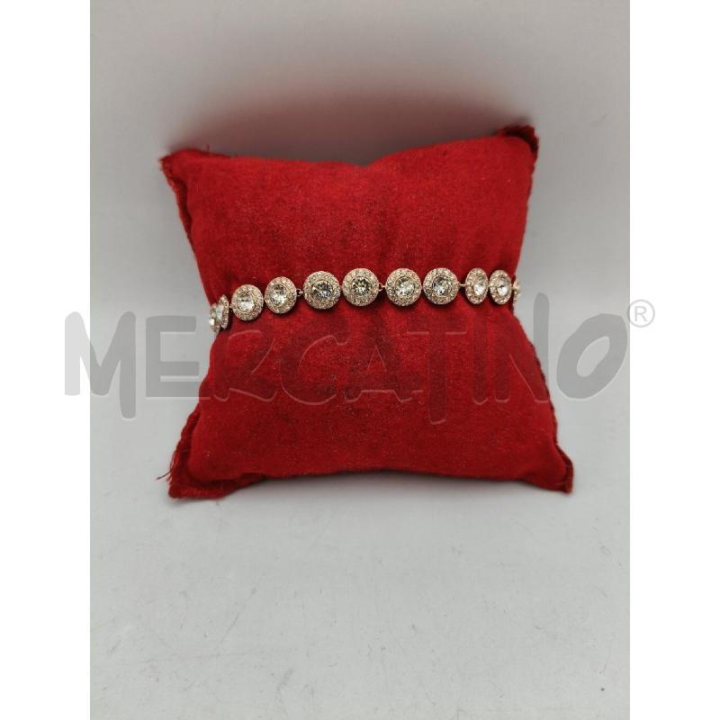 BRACCIALE SWAROVSKI DOR TONDI CRISTALLI BIANCHI  | Mercatino dell'Usato Roma talenti 1