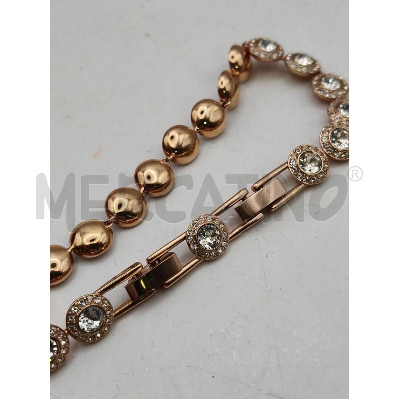 BRACCIALE SWAROVSKI DOR TONDI CRISTALLI BIANCHI  | Mercatino dell'Usato Roma talenti 3