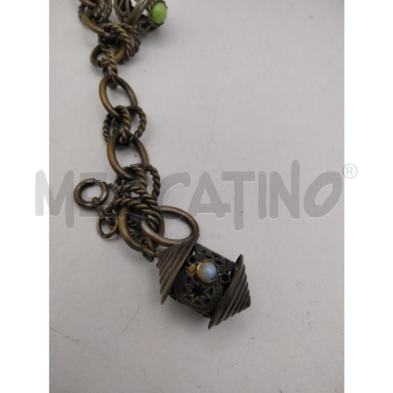 BRACCIALE VINTAGE 30 CATENA PEND LANTERNE | Mercatino dell'Usato Roma talenti 4