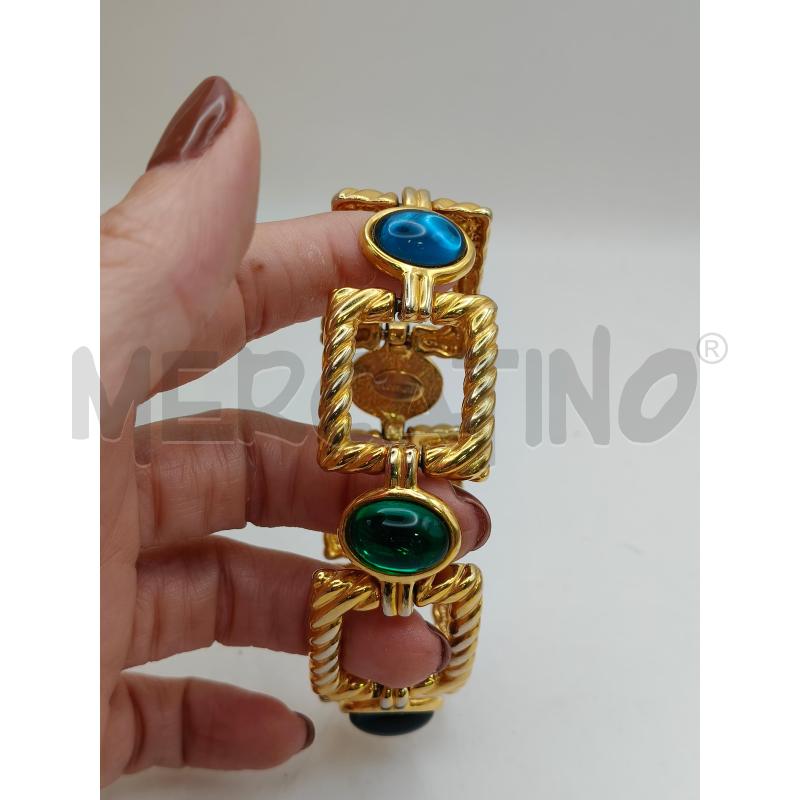 BRACCIALE VINT I COSMATI CATENA RIGATA PIETRE CAB | Mercatino dell'Usato Roma talenti 1