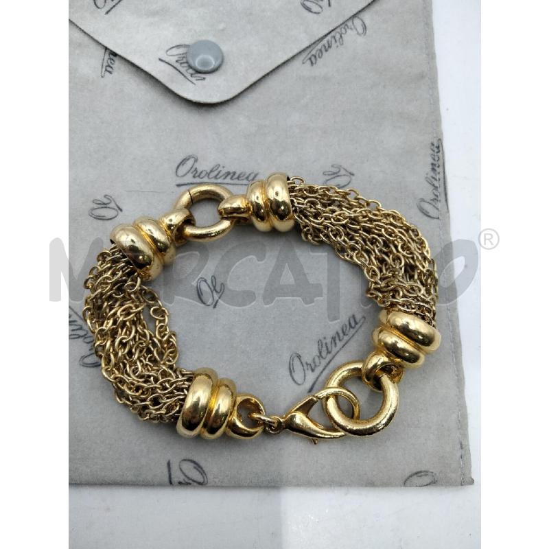 BRACCIALE VINT MULTICAT ANELLI DOR | Mercatino dell'Usato Roma talenti 3