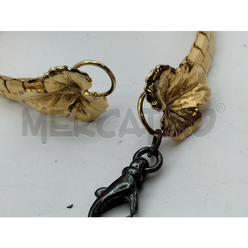 BRACCIALE + ORECHINI VINT GIAL FOGLIE PIETRE VIO/BIA | Mercatino dell'Usato Roma talenti 5