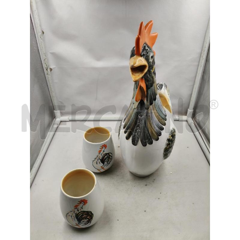 BROCCA GALLO CER ROMETTI + 2 BICCH DA RIV | Mercatino dell'Usato Roma talenti 1