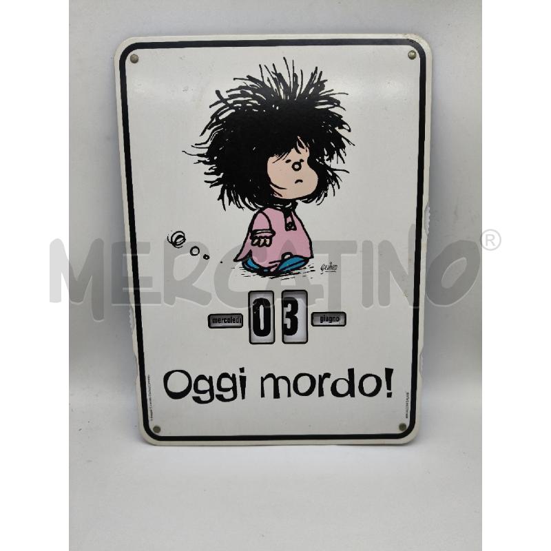 CALENDARIO CARTONE MAFALDA OGGI MORDO | Mercatino dell'Usato Roma talenti 1
