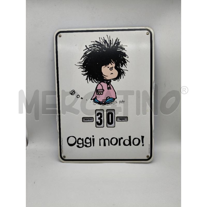 CALENDARIO CARTONE MAFALDA OGGI MORDO | Mercatino dell'Usato Roma talenti 2