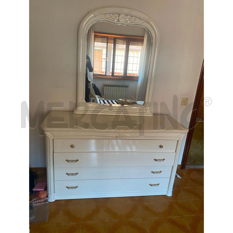 CAMERA LETTO COMPL ARM COM LETTO BIANCA | Mercatino dell'Usato Roma talenti 4