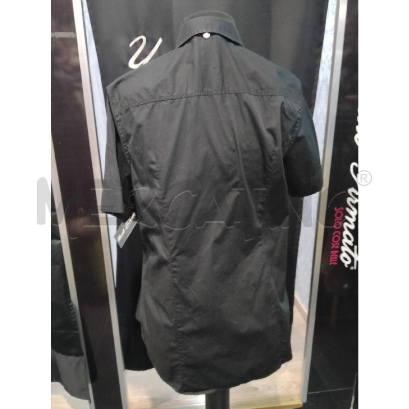 CAMICIA D DG NERO MAN CORTA AVVIT | Mercatino dell'Usato Roma talenti 3