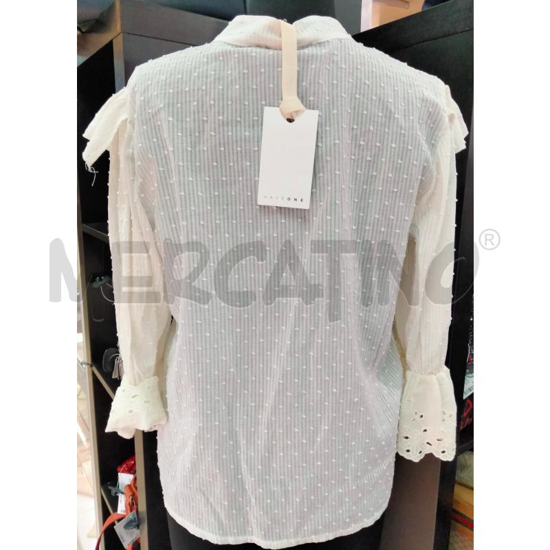 CAMICIA D HAVE ONE COT ECRU MAN SANGALLO  | Mercatino dell'Usato Roma talenti 3