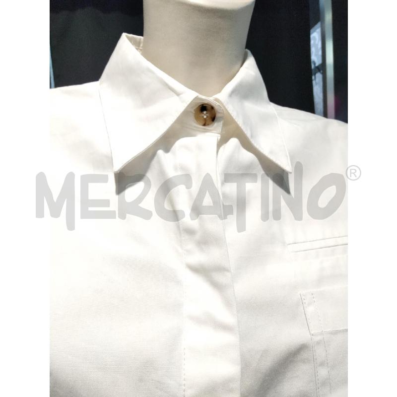 CAMICIA D ISABELLE BLANCHE BIANCA STRUTTURATA  | Mercatino dell'Usato Roma talenti 3