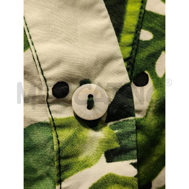 CAMICIA D TWINSET BIA FOGLIE VERDE POIS   | Mercatino dell'Usato Roma talenti 3