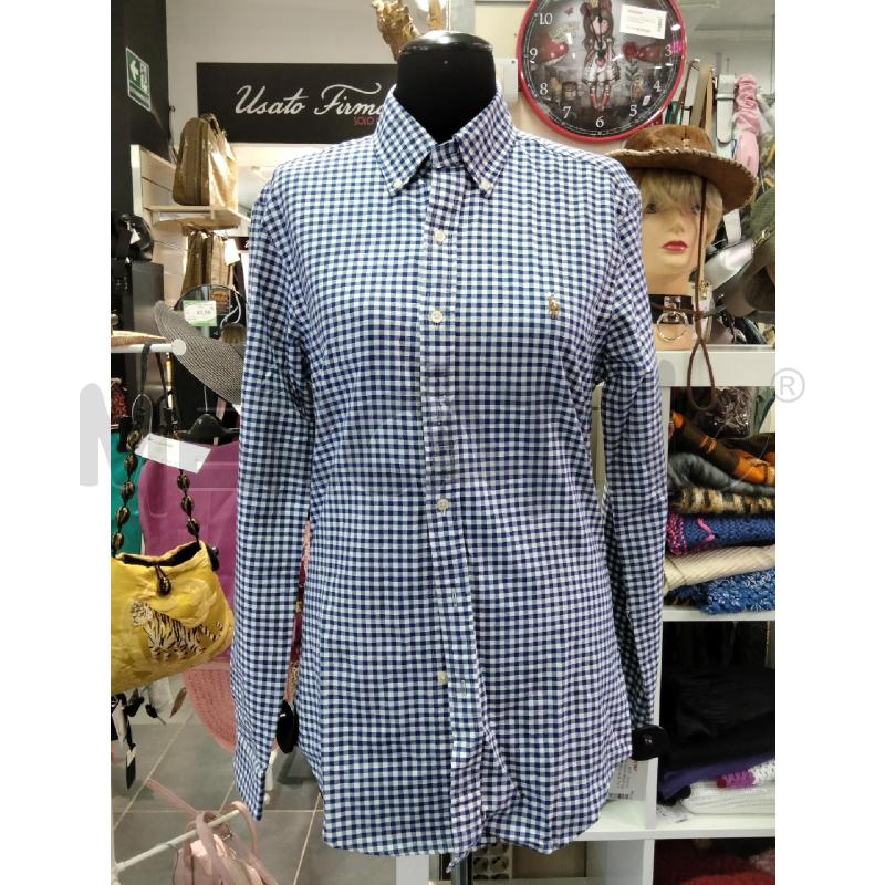 CAMICIA UOMO RALPH ALUREN BIA BLU QUADRETTI | Mercatino dell'Usato Roma talenti 1