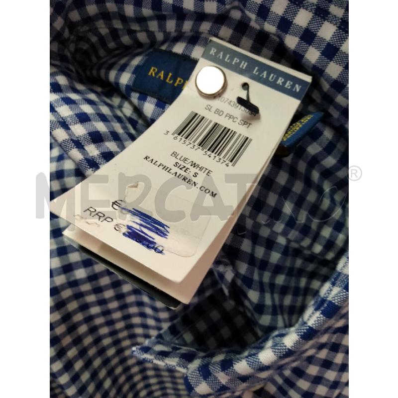 CAMICIA UOMO RALPH ALUREN BIA BLU QUADRETTI | Mercatino dell'Usato Roma talenti 4