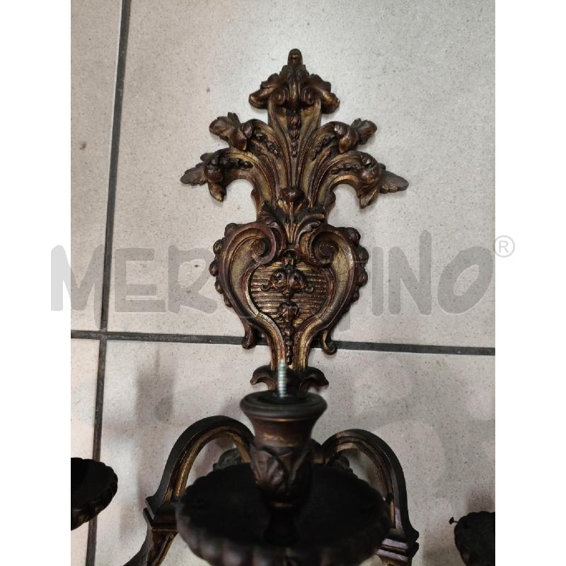 CANDELABRO COPPIA 3L BRONZA | Mercatino dell'Usato Roma talenti 3