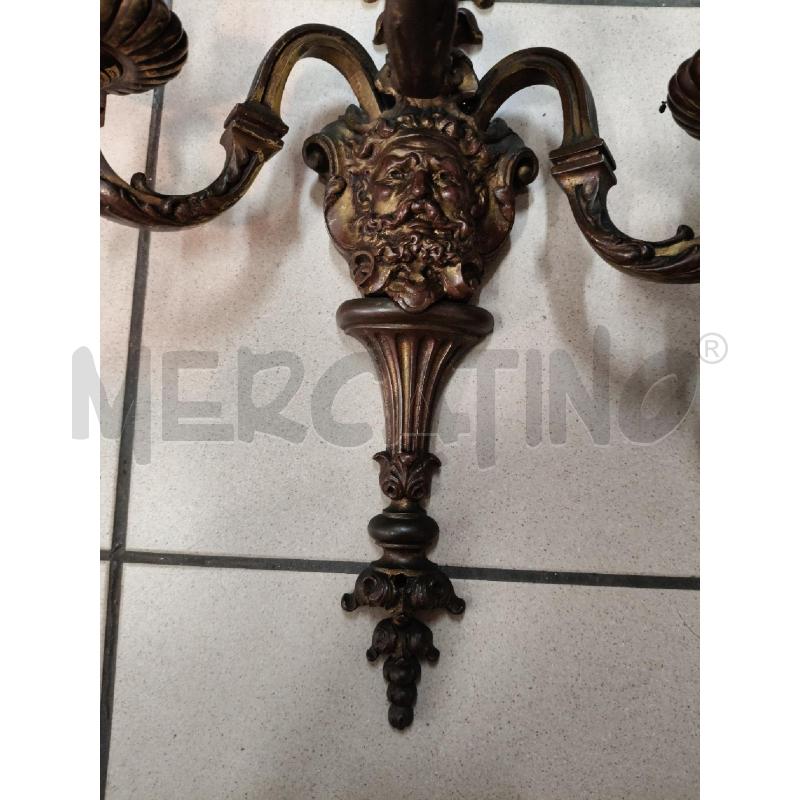CANDELABRO COPPIA 3L BRONZA | Mercatino dell'Usato Roma talenti 5