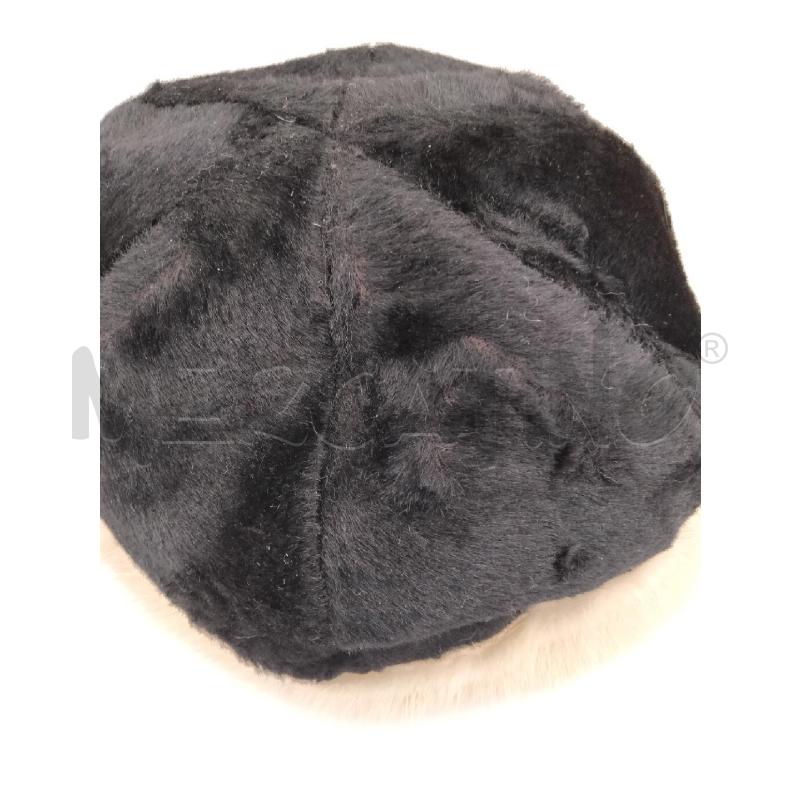 CAPPELLO D CLOCHE PELO NERO B/PELLICCIA BIA  | Mercatino dell'Usato Roma talenti 3