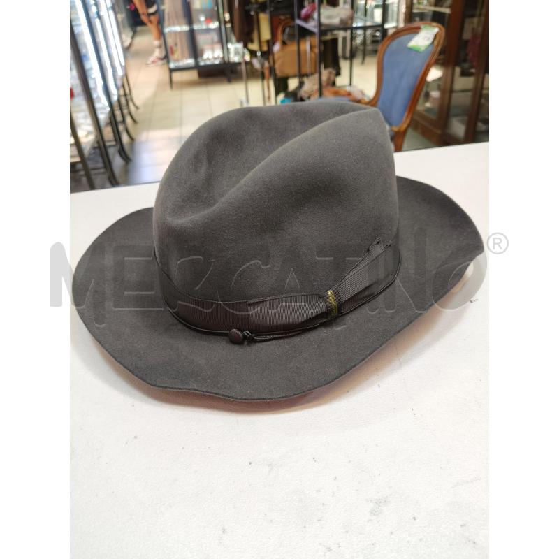 CAPPELLO UOMO BORSALINO LANA GRI FIOCCO GROS | Mercatino dell'Usato Roma talenti 1