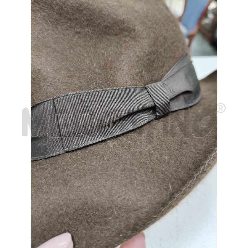 CAPPELLO UOMO BORSALINO LANA MARRONE FIOCCO GROS | Mercatino dell'Usato Roma talenti 2