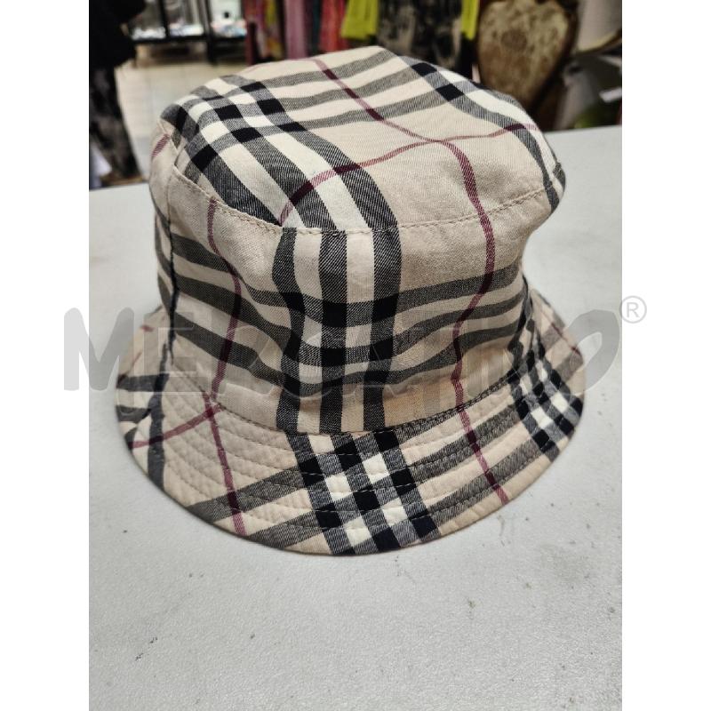 CAPPELLO UOMO PESCATORE BURBERRY CHECK REVERS BEI | Mercatino dell'Usato Roma talenti 1