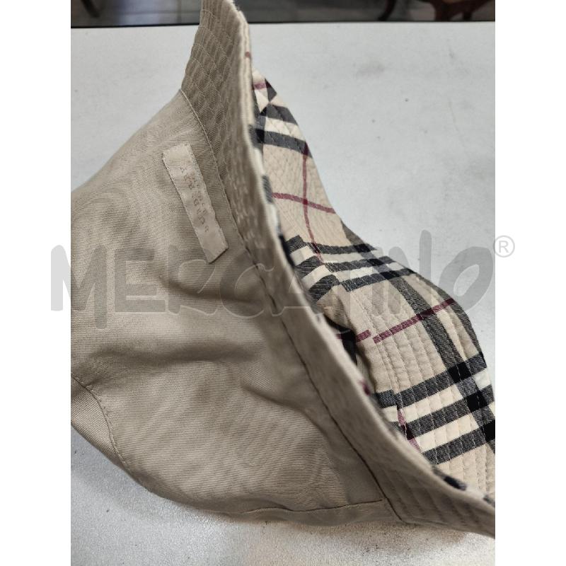 CAPPELLO UOMO PESCATORE BURBERRY CHECK REVERS BEI | Mercatino dell'Usato Roma talenti 4