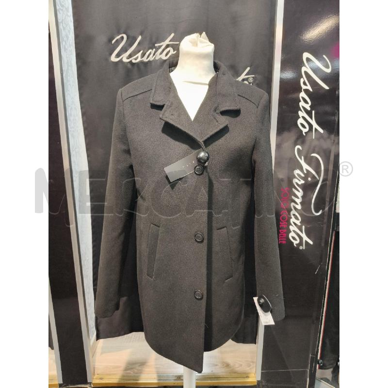 CAPPOTTO UOMO BURATTI PANNO NERO C/FIBBIA | Mercatino dell'Usato Roma talenti 1
