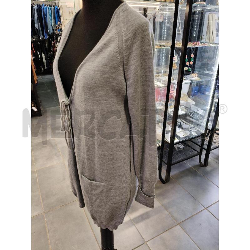 CARDIGAN D 3/4 CALTURA GRI FIOCCO  | Mercatino dell'Usato Roma talenti 3