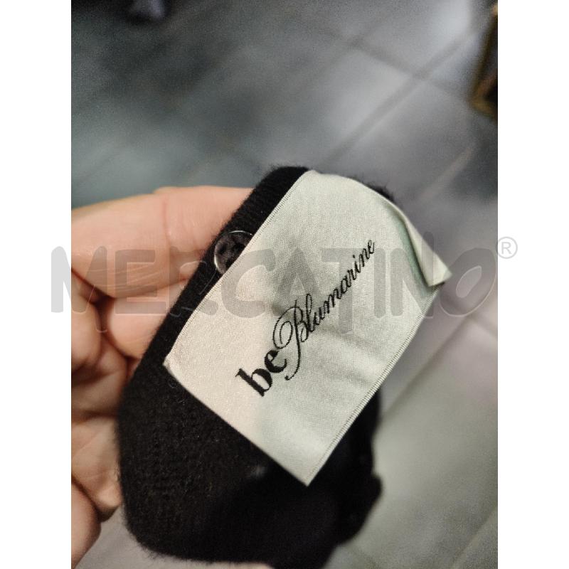 CARDIGAN D BLUMARINE NERO PELOSO GIROC  | Mercatino dell'Usato Roma talenti 4