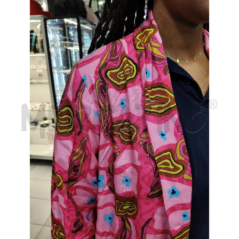 CARDIGAN KIMONO WU SIDE ROSA FUC FOGLIE MARR | Mercatino dell'Usato Roma talenti 3