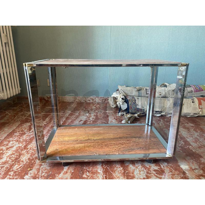 CARRELLO CROMO PIANO MARMO  | Mercatino dell'Usato Roma talenti 2
