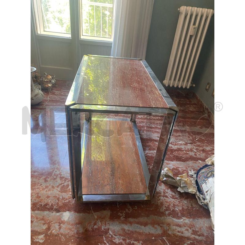 CARRELLO CROMO PIANO MARMO  | Mercatino dell'Usato Roma talenti 3