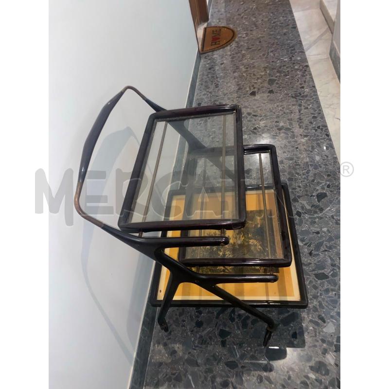 CARRELLO MOGANO 3RIP VETRO | Mercatino dell'Usato Roma talenti 2